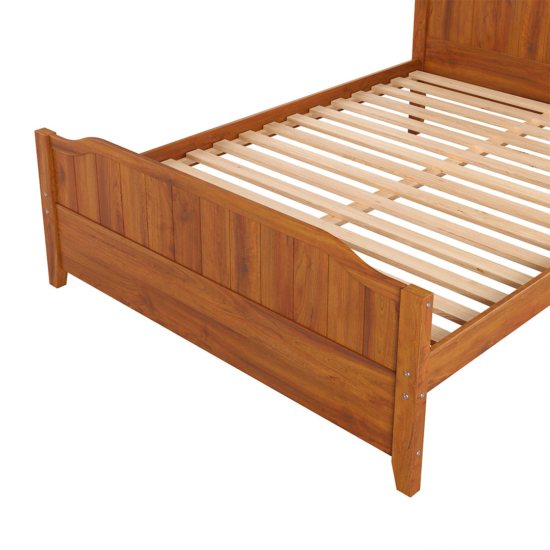 Cama Casal Madeira Maciça Atlanta
