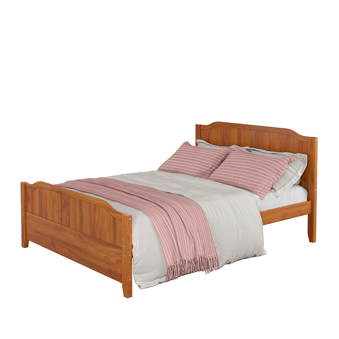 Cama Casal Madeira Maciça Atlanta