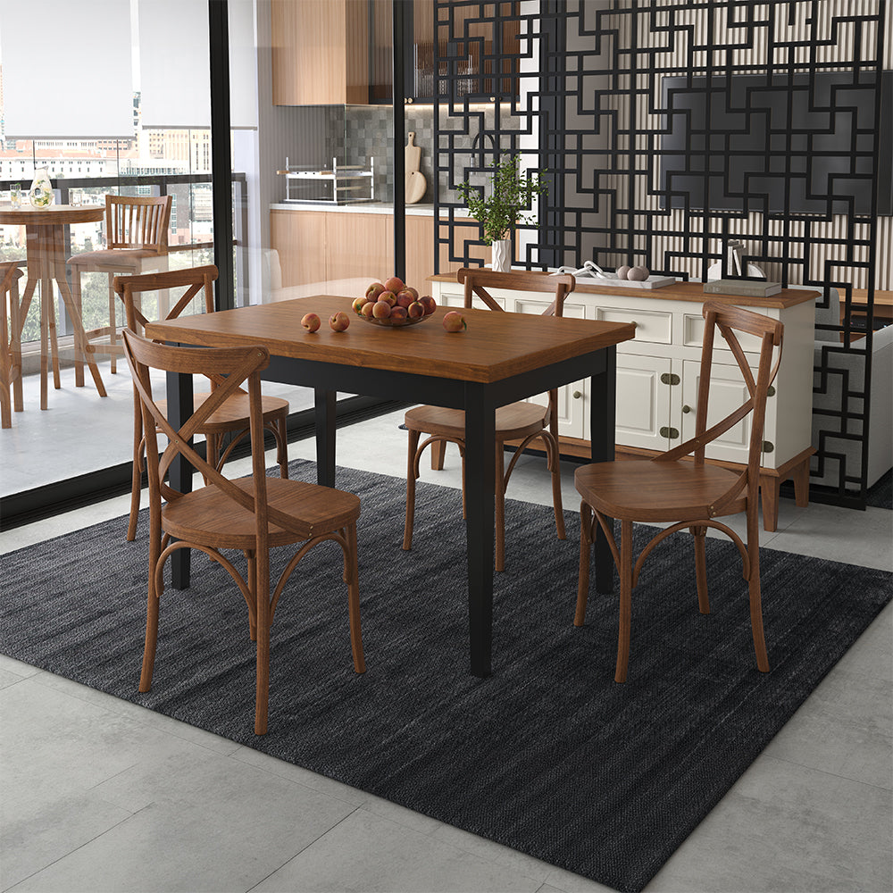 amb mesa 120x80 cadeira x preto
