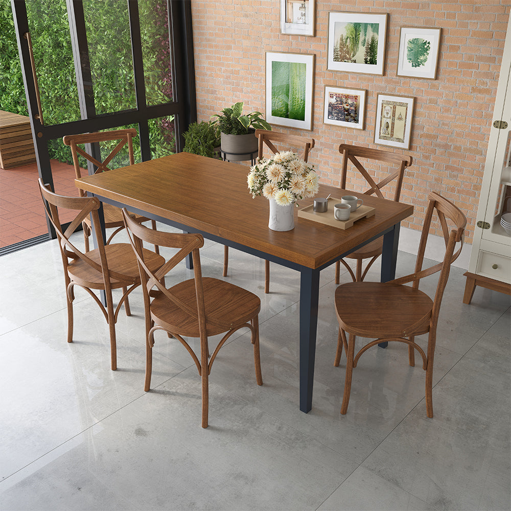 amb mesa 160x80 cadeira x azul