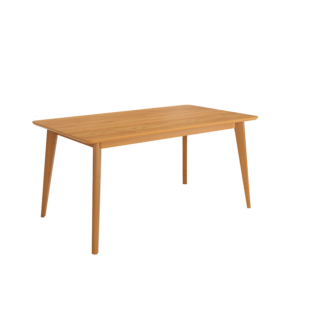 Conjunto Sala de Jantar Com Mesa e 6 Cadeiras Madeira Maciça Dover - 160 x 90cm