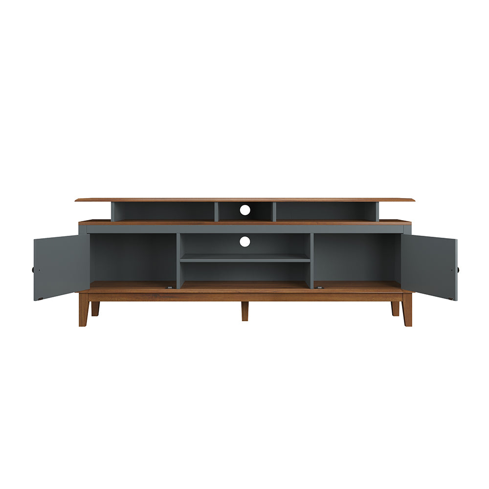 Rack de Madeira Maciça com 2P Base Elevada