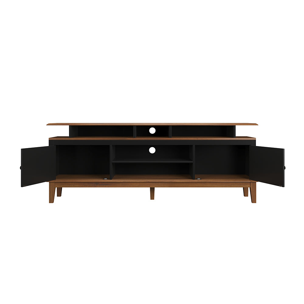 Rack de Madeira Maciça com 2P Base Elevada