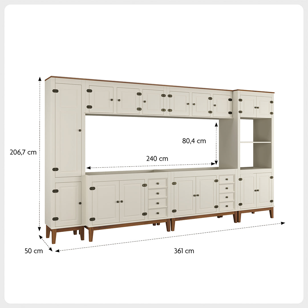 Cozinha Modulada 6 peças